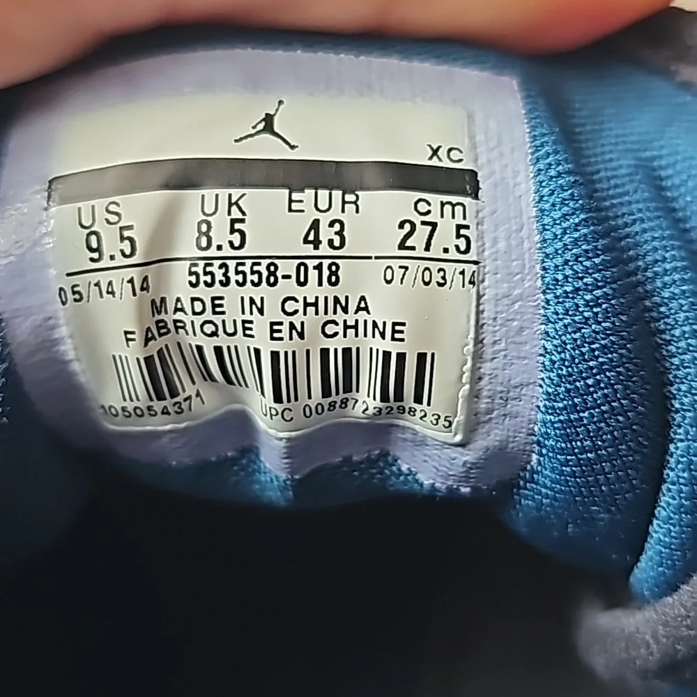 Air Jordan 1 Retro Low 'Cool Grey' 553558-018 mens sz 9.5 - Picture 5 of 6